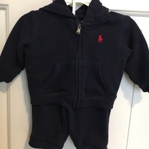 Ralph Lauren Baby Boys Navy Track Suit